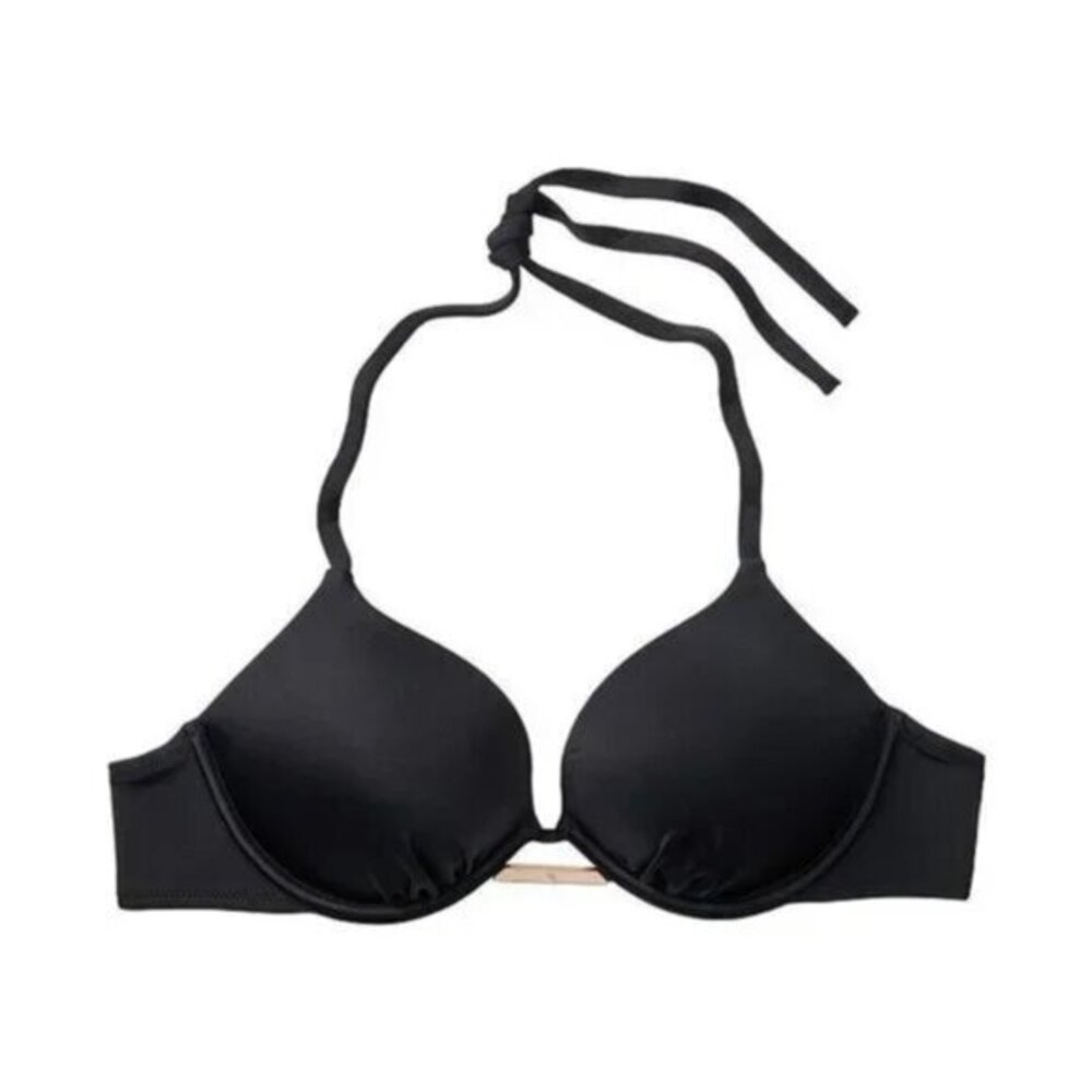 - Victorias secret Swim Bikini Top 36D Black Bali Bombshell